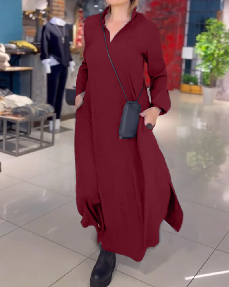 Jonna™ | Stylish Long-Sleeve Dress