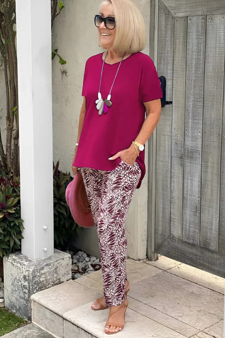 Bella | Cotton-Blend Two-Piece Set