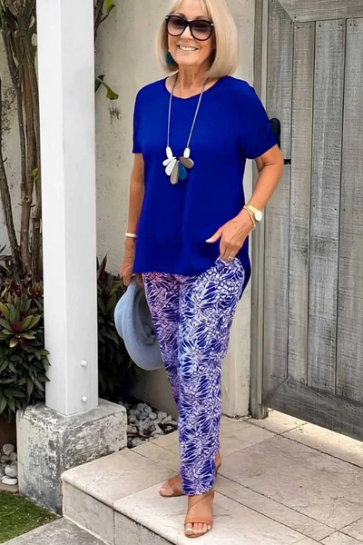 Bella | Cotton-Blend Two-Piece Set