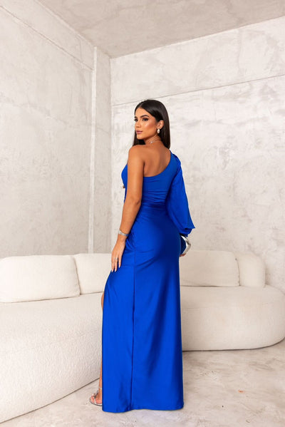 Florence ™ | Stylish One-Shoulder Satin Dress