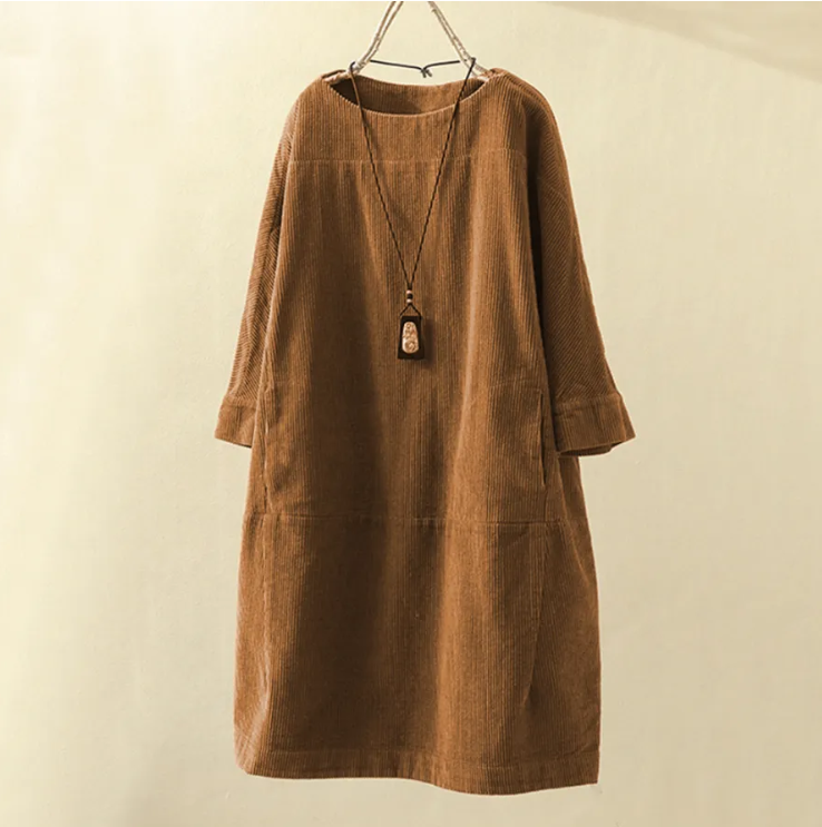 Emily™ | Stylish Casual Corduroy Dress