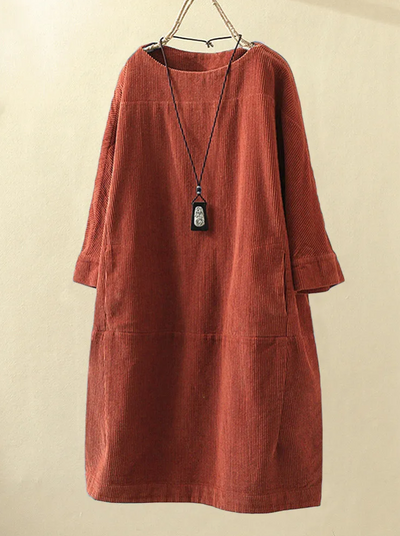 Emily™ | Stylish Casual Corduroy Dress