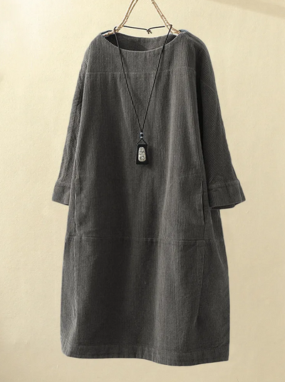 Emily™ | Stylish Casual Corduroy Dress