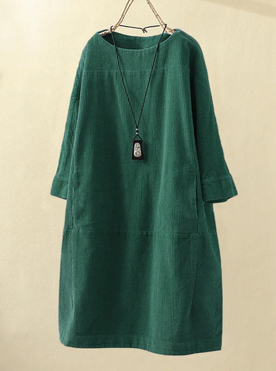 Emily™ | Stylish Casual Corduroy Dress