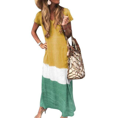 Marigold™ | Block Maxi Dress