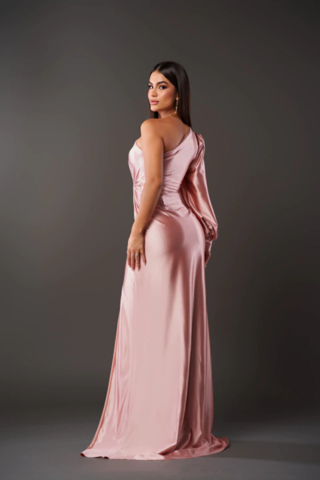 Florence ™ | Stylish One-Shoulder Satin Dress